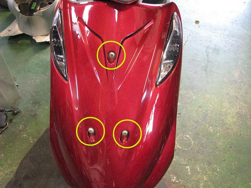 マニュアル】10分でカンタン脱着！アドレスV125のフロントカバー取外し