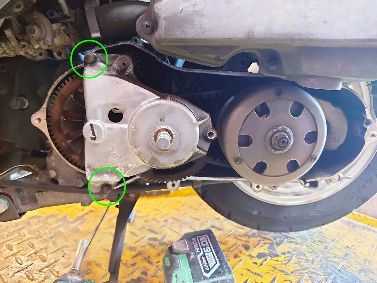 マニュアル】レッツ4系＆アドレスV50など広く対応の駆動系分解方法