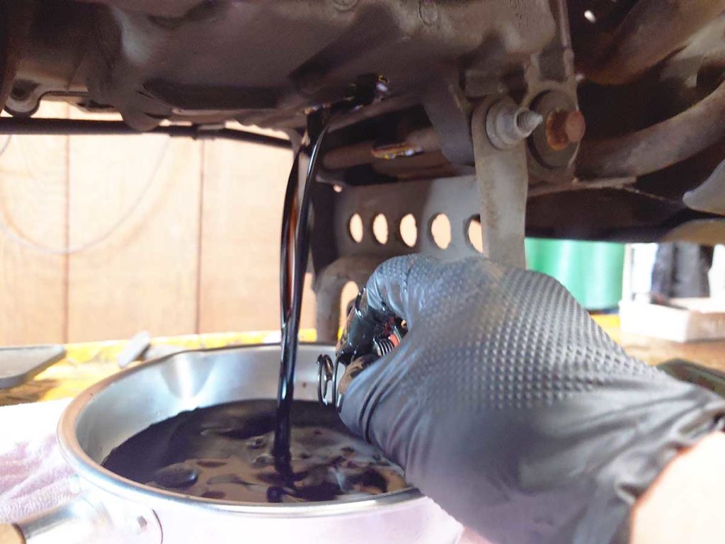 シグナスXのオイル交換法